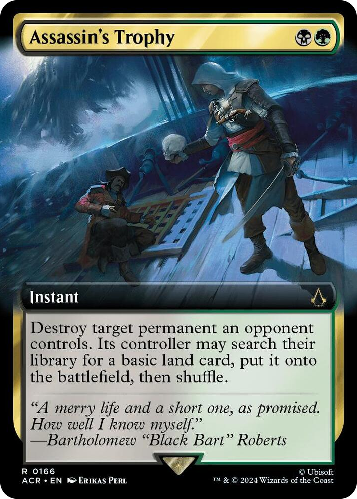 0166 Assassin's Trophy (Extended Art) R Universes Beyond: Assassin's Creed