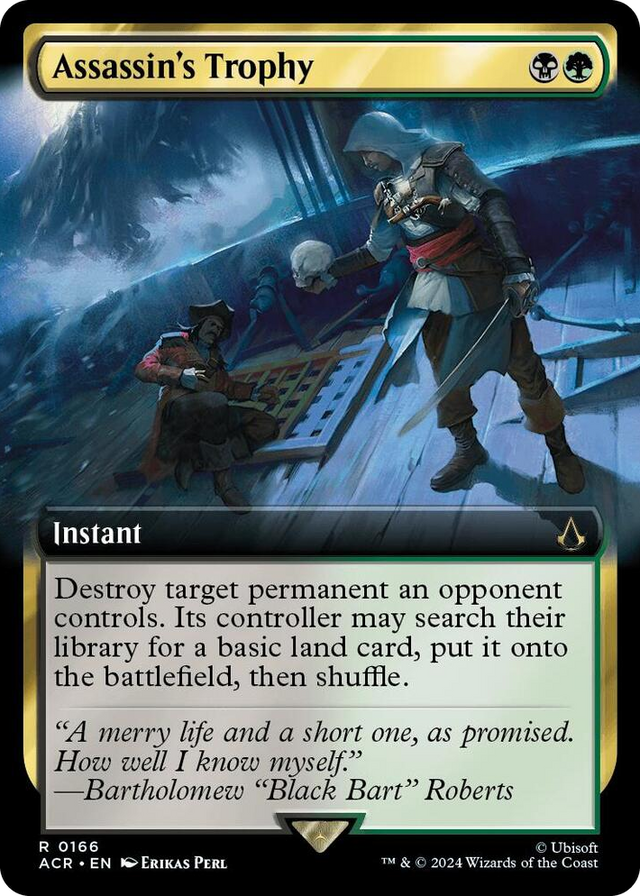 0166 Assassin's Trophy (Extended Art) R Universes Beyond: Assassin's Creed