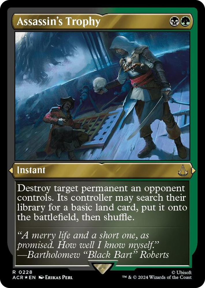 0228 Assassin's Trophy (Foil Etched) R Universes Beyond: Assassin's Creed
