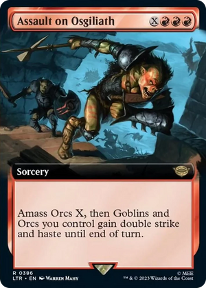 0386 Assault on Osgiliath (Extended Art) R Universes Beyond: The Lord of the Rings: Tales of Middle-earth