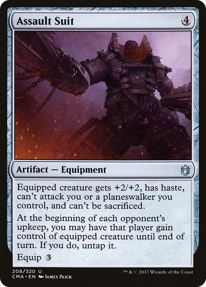 Assault Suit #208 U - Commander Anthology Pokemon card