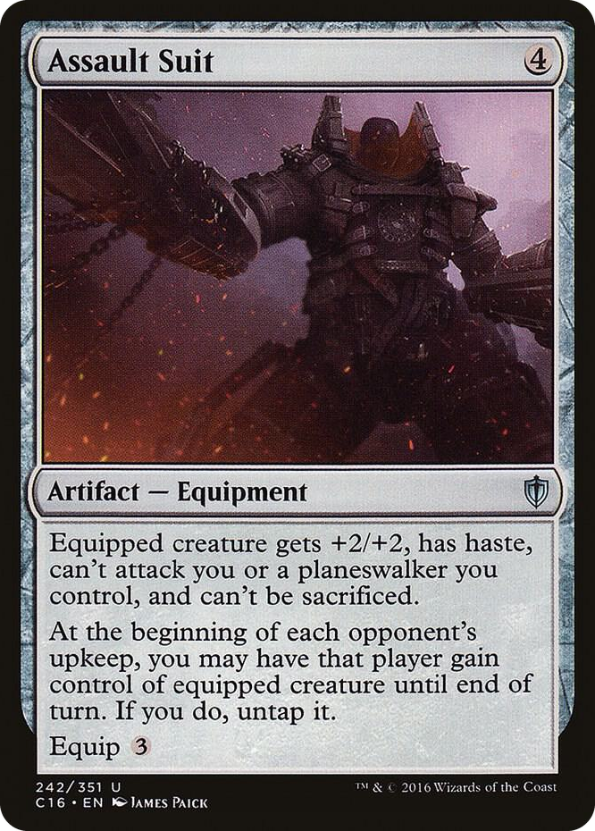 Assault Suit #242 U - Commander 2016 Pokemon card
