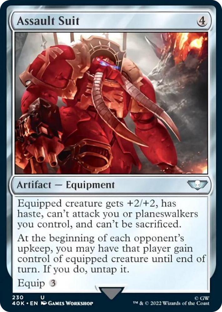 0230 Assault Suit (Surge Foil) U Universes Beyond: Warhammer 40,000