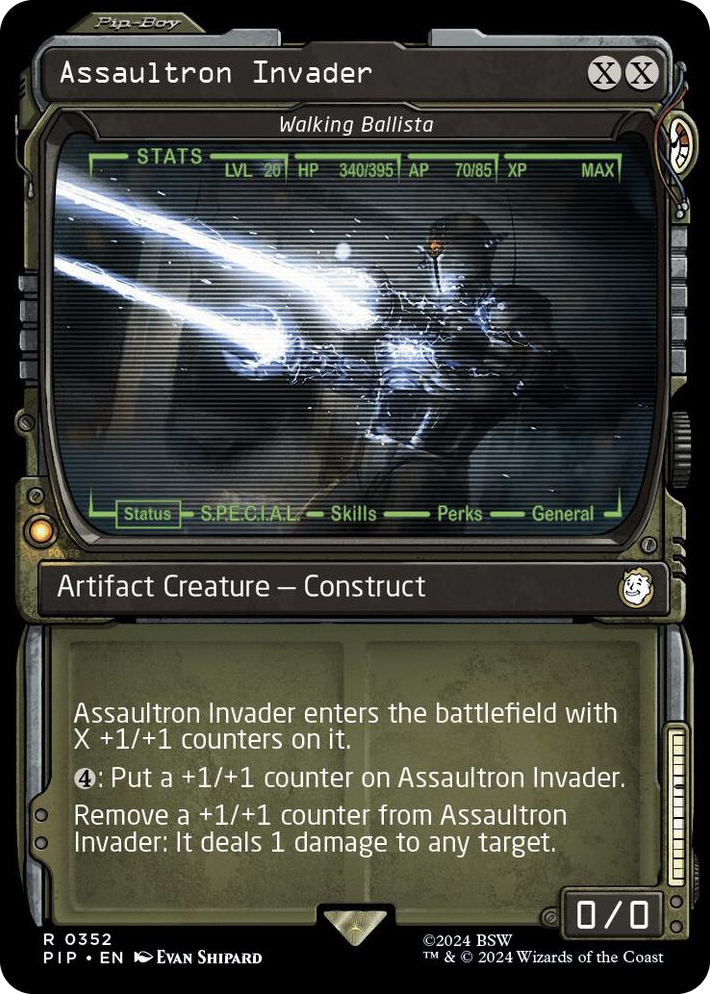 0352 Assaultron Invader - Walking Ballista (Showcase) R Universes Beyond: Fallout