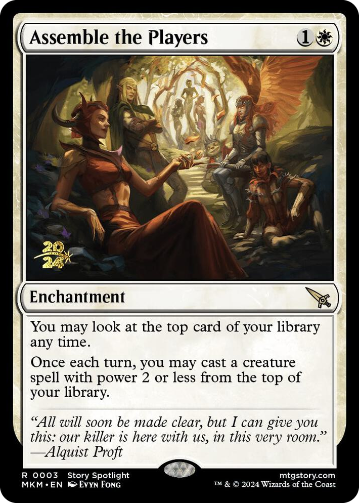 0003 Assemble the Players R Prerelease Cards