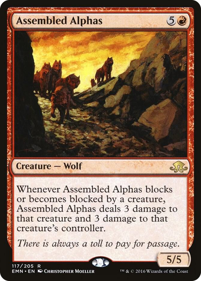 Assembled Alphas #117 R - Eldritch Moon Pokemon card