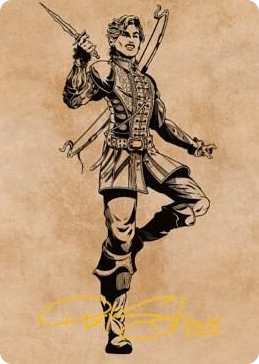 0062 Astarion, the Decadent Art Card (Gold-Stamped Signature) S Art Series: Commander Legends: Battle for Baldur's Gate