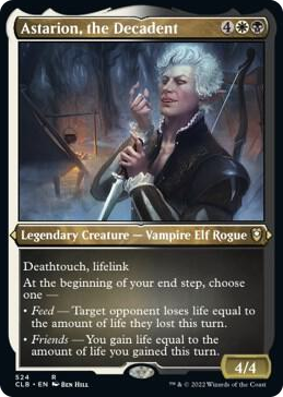 0524 Astarion, the Decadent (Foil Etched) R Commander Legends: Battle for Baldur's Gate