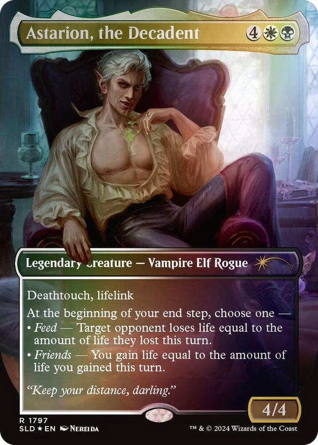 1797 Astarion, the Decadent (Rainbow Foil) R Secret Lair Drop Series