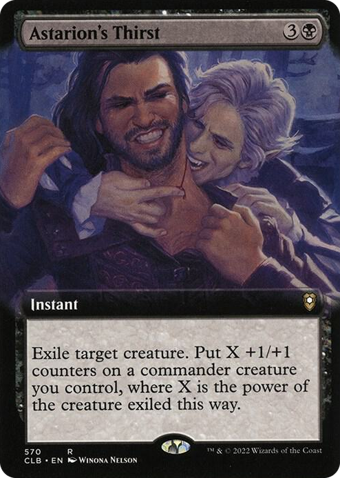 0570 Astarion's Thirst (Extended Art) R Commander Legends: Battle for Baldur's Gate