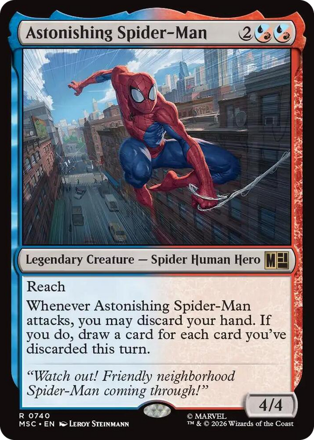 0740 Astonishing Spider-Man R Commander: Marvel Super Heroes
