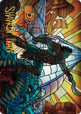 0068 Astor, Bearer of Blades Art Card (Gold-Stamped Signature) S Art Series: Dominaria United