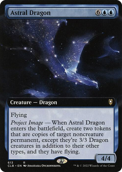 Astral Dragon (Extended Art) #613 R - Commander Legends: Battle for Baldur's Gate Pokemon card
