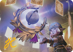 0004 Astrologian's Planisphere Art Card (Gold-Stamped Signature) S Art Series: FINAL FANTASY