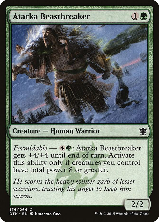0174 Atarka Beastbreaker C Dragons of Tarkir