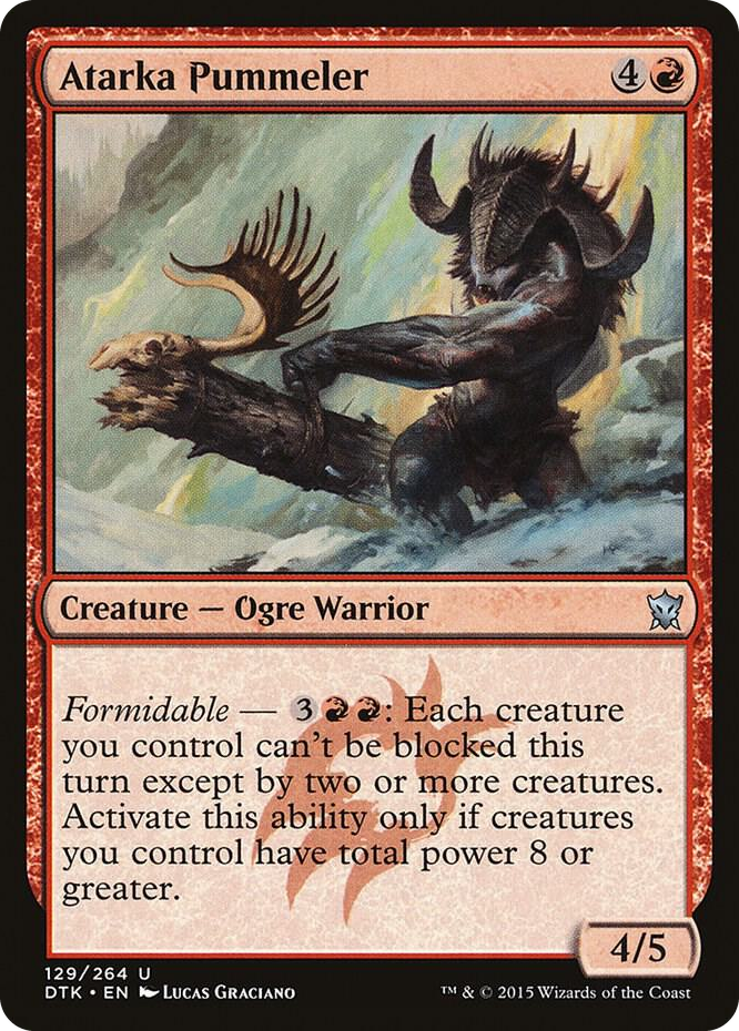 0129 Atarka Pummeler U Dragons of Tarkir