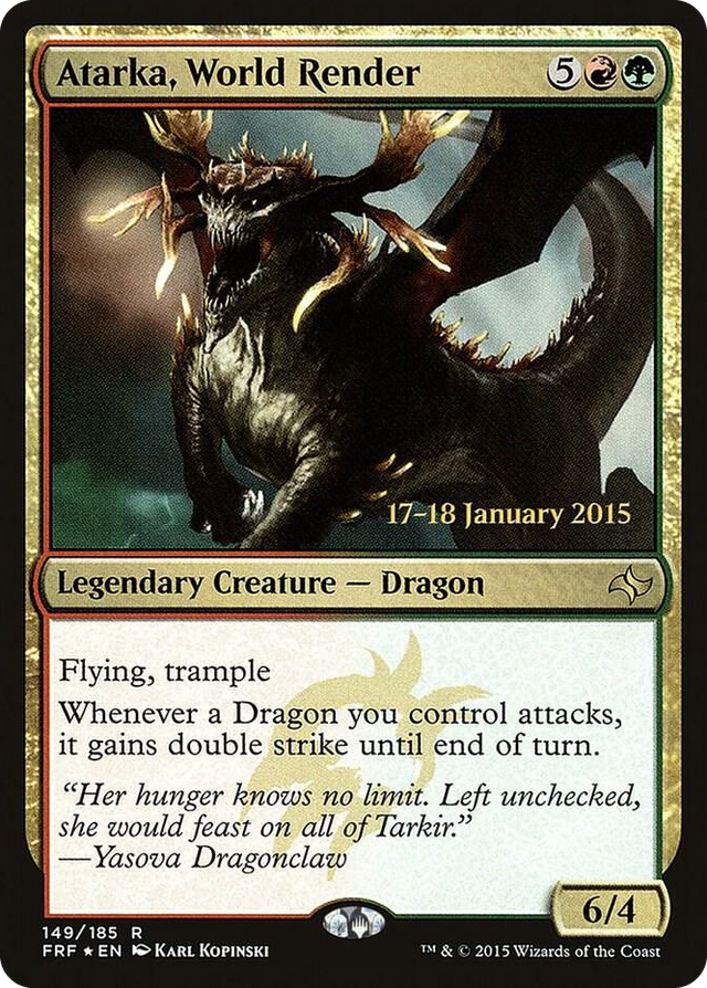 0149 Atarka, World Render P Prerelease Cards
