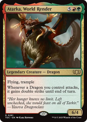 0281 Atarka, World Render R Commander: Tarkir: Dragonstorm