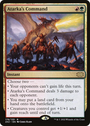 0176 Atarka's Command R Double Masters 2022