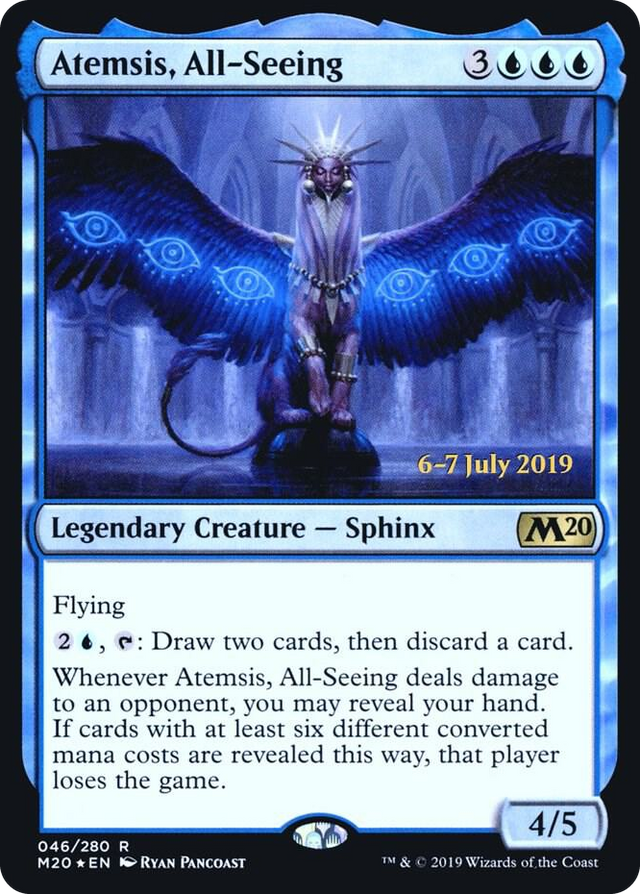0046 Atemsis, All-Seeing R Prerelease Cards