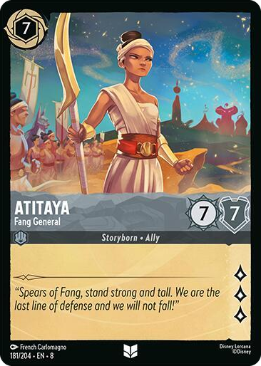 0181 Atitaya - Fang General Uncommon Reign of Jafar