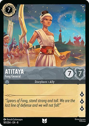 0181 Atitaya - Fang General Uncommon Reign of Jafar