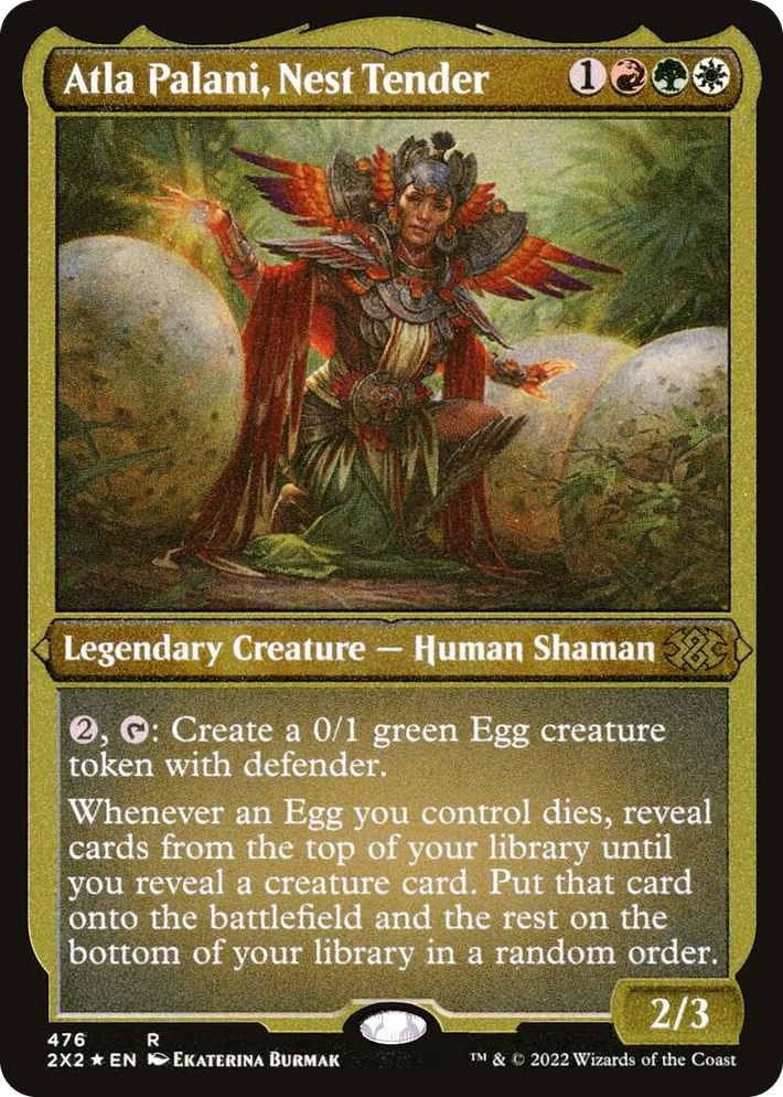 0476 Atla Palani, Nest Tender (Foil Etched) R Double Masters 2022