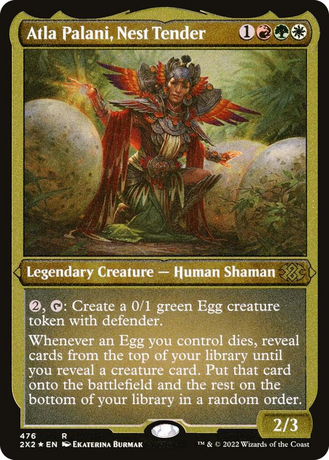 0476 Atla Palani, Nest Tender (Foil Etched) R Double Masters 2022