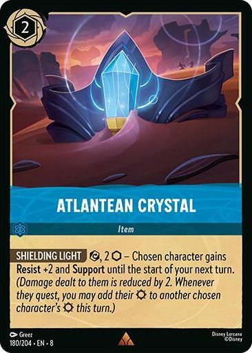 0180 Atlantean Crystal Rare Reign of Jafar