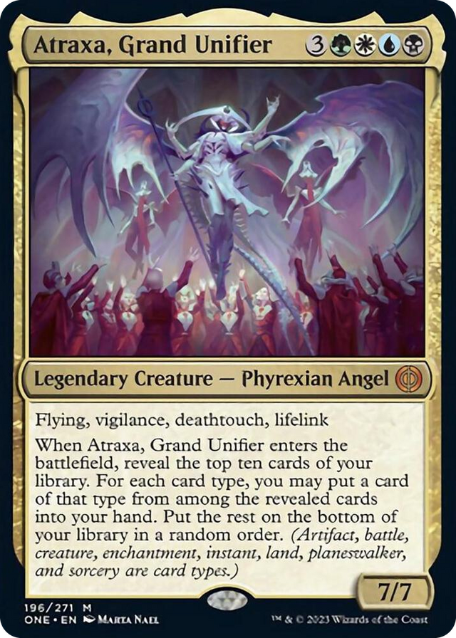 0196 Atraxa, Grand Unifier M Phyrexia: All Will Be One