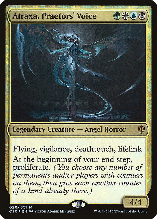 Atraxa, Praetors' Voice #28 M - Commander 2016 Pokemon card