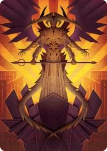 Atraxa, Praetors' Voice Art Card #77 S - Art Series: March of the Machine Pokemon card