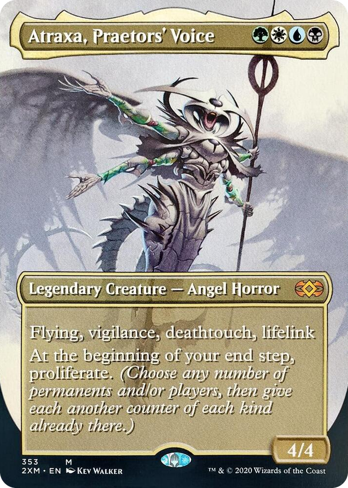 0353 Atraxa, Praetors' Voice (Borderless) M Double Masters