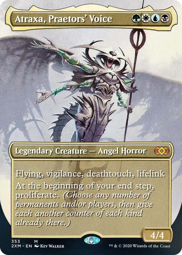 0353 Atraxa, Praetors' Voice (Borderless) M Double Masters