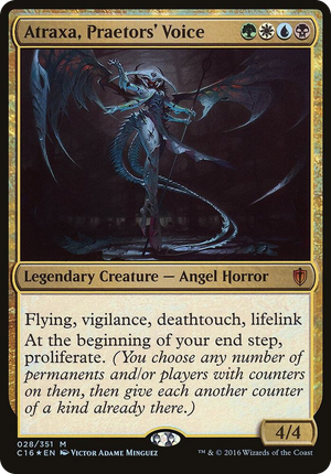 0028 Atraxa, Praetors' Voice (Commander 2016) M Oversize Cards