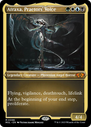 0098 Atraxa, Praetors' Voice (Foil Etched) M March of the Machine: Multiverse Legends