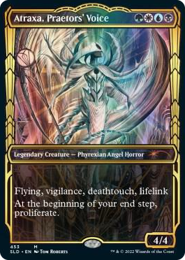 Atraxa, Praetors' Voice (Gilded Foil) #453 M - Secret Lair Drop Series Pokemon card