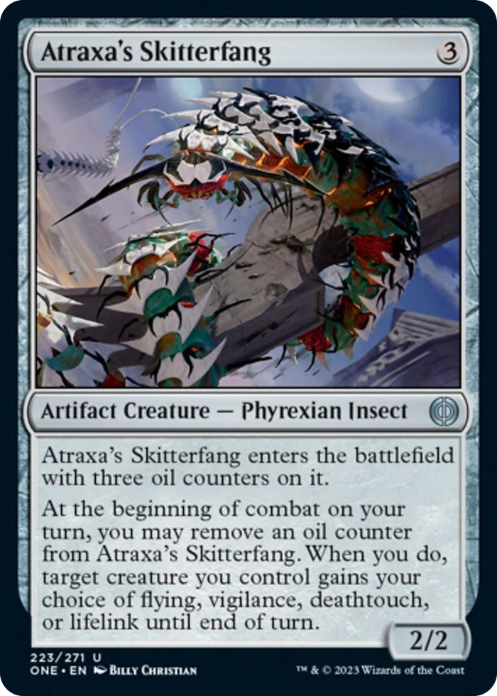 Atraxa's Skitterfang #223 U - Phyrexia: All Will Be One Pokemon card
