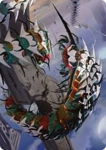 0055 Atraxa's Skitterfang Art Card S Art Series: Phyrexia: All Will Be One