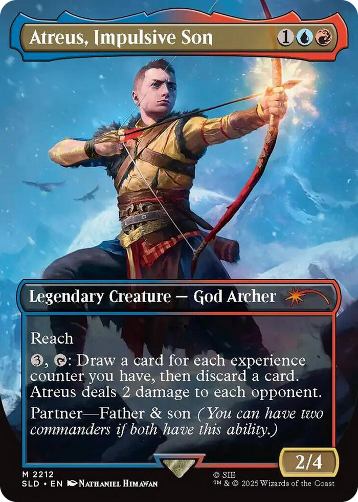 Atreus, Impulsive Son #2212 M - Secret Lair Drop Series Pokemon card