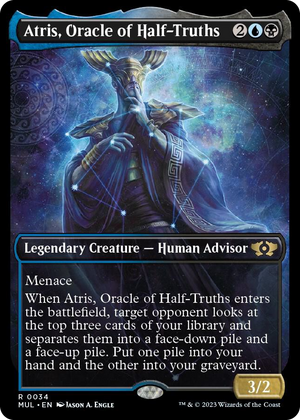 0034 Atris, Oracle of Half-Truths R March of the Machine: Multiverse Legends