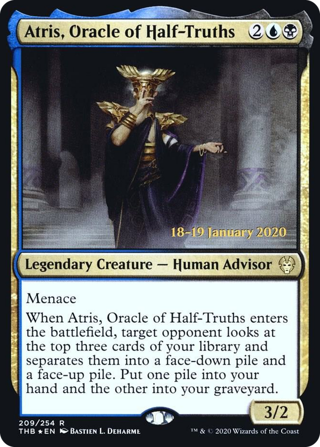 0209 Atris, Oracle of Half-Truths R Prerelease Cards