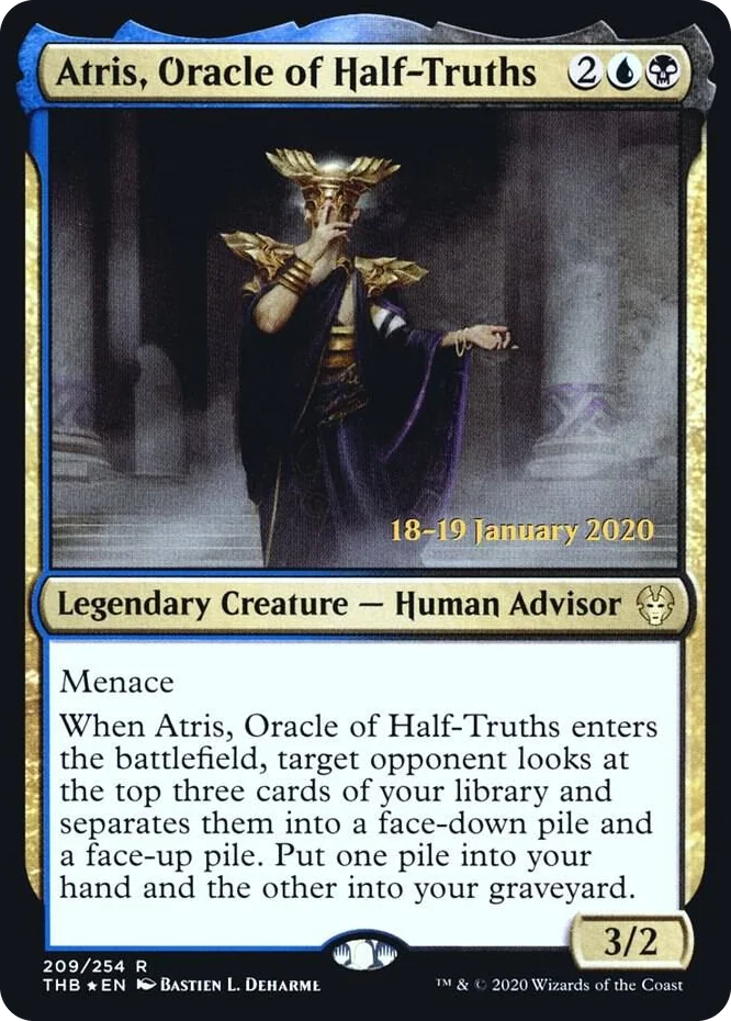 0209 Atris, Oracle of Half-Truths R Prerelease Cards