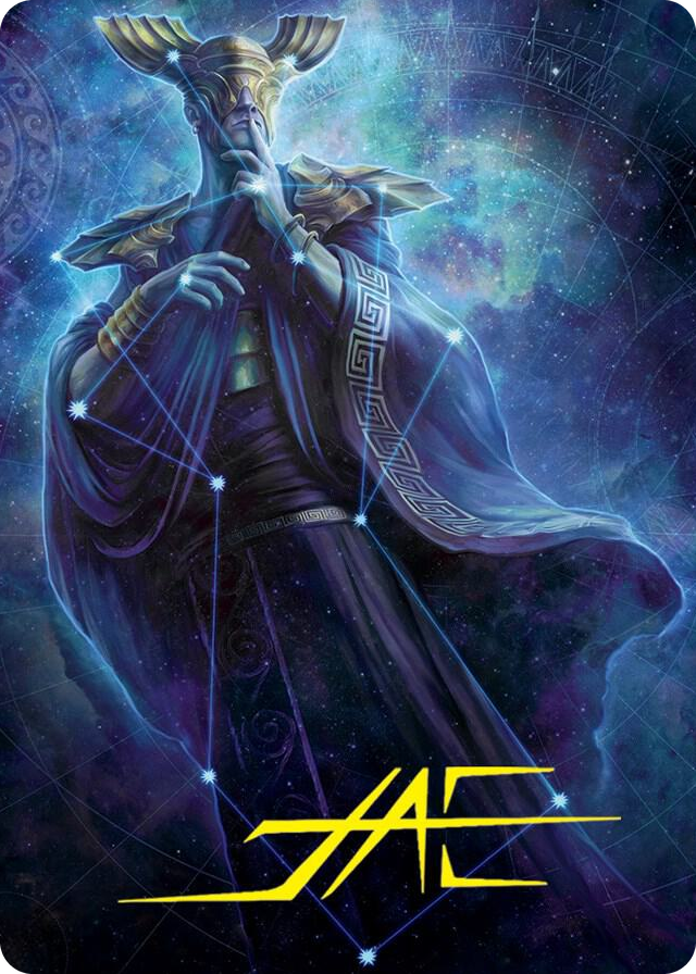 Atris, Oracle of Half-Truths Art Card (Gold-Stamped Signature) #78 S - Art Series: March of the Machine Pokemon card