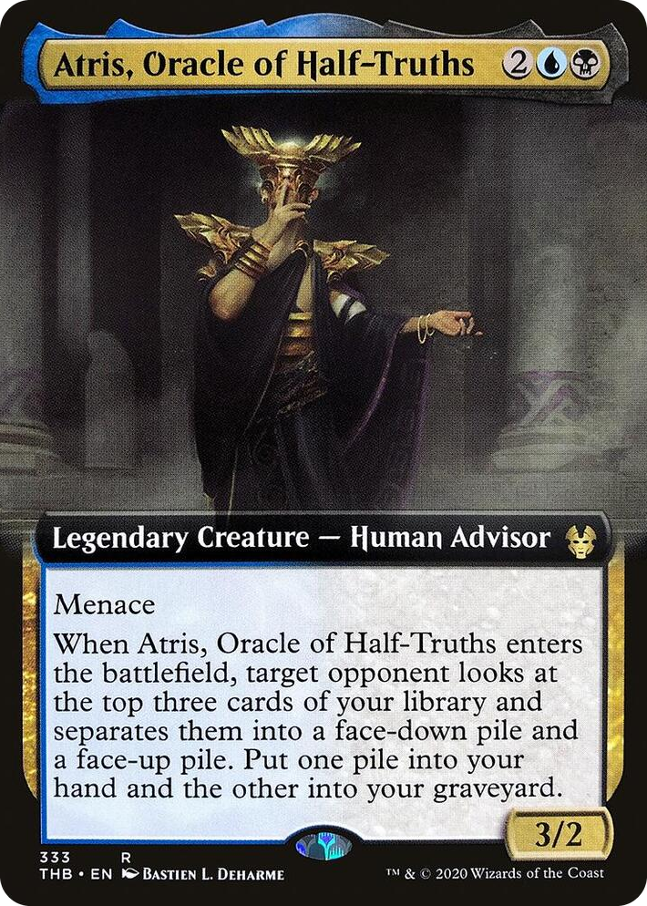 0333 Atris, Oracle of Half-Truths (Extended Art) R Theros Beyond Death
