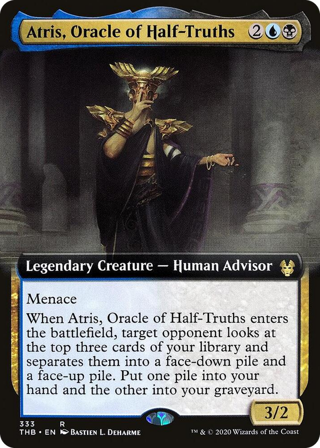 0333 Atris, Oracle of Half-Truths (Extended Art) R Theros Beyond Death