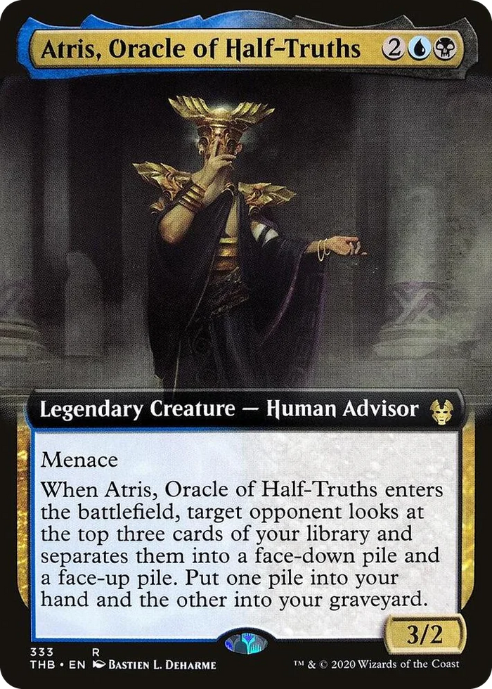 0333 Atris, Oracle of Half-Truths (Extended Art) R Theros Beyond Death
