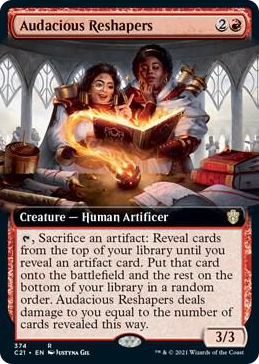 0374 Audacious Reshapers (Extended Art) R Commander 2021