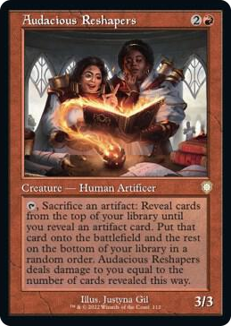 0112 Audacious Reshapers (Retro Frame) R Commander: The Brothers' War