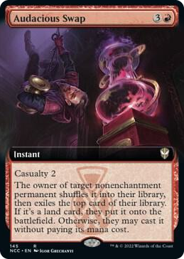 0145 Audacious Swap (Extended Art) R Commander: Streets of New Capenna
